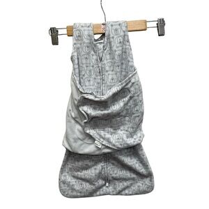 Halo sleepsack swaddle fleece bear print size 3-6 month